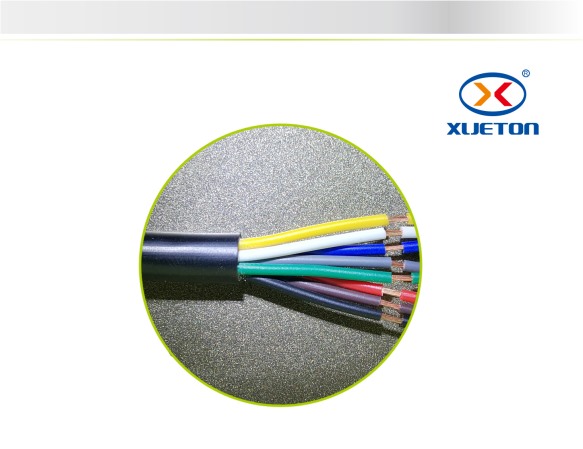 黑擠電源線RVV 8X0.3mm